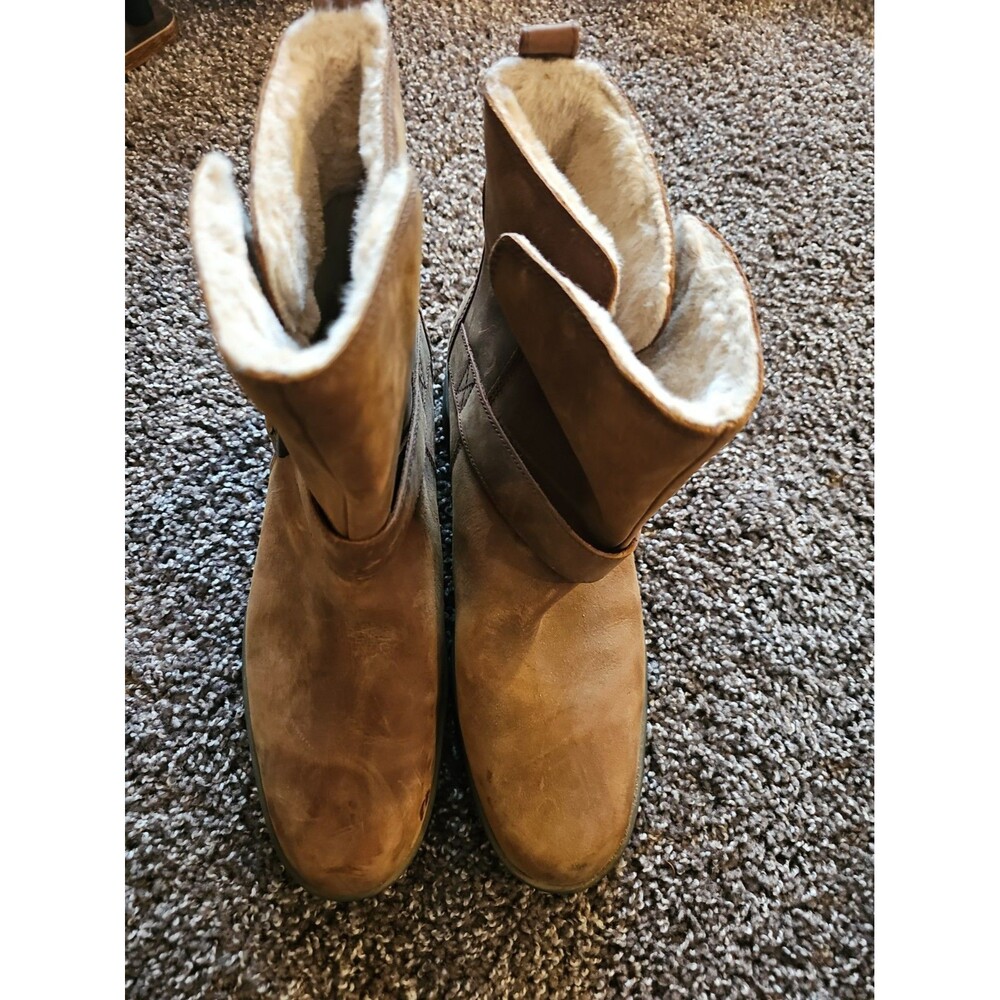 TIMBERLAND Women's Graceyn Biker Boots Brown Size 11 A2FAA